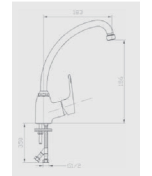 652-0009-12 96.9112.02 Смеситель Mofem Junior Santreyd - Вид №1