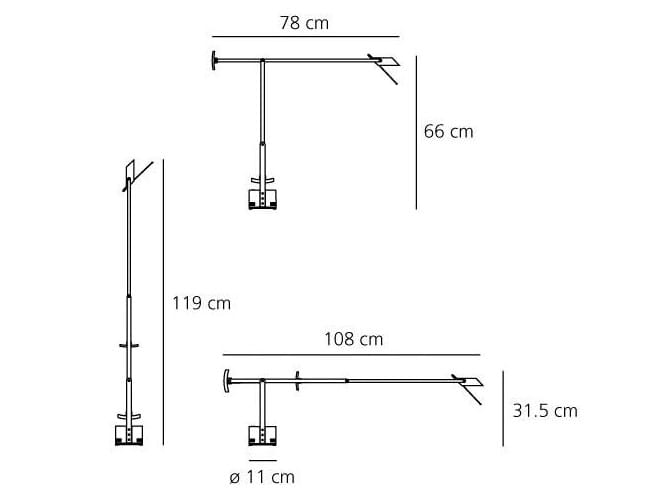Алюминиевый торшер с гибкой рукояткой Artemide чувак ARCH-00082426 - Вид №2