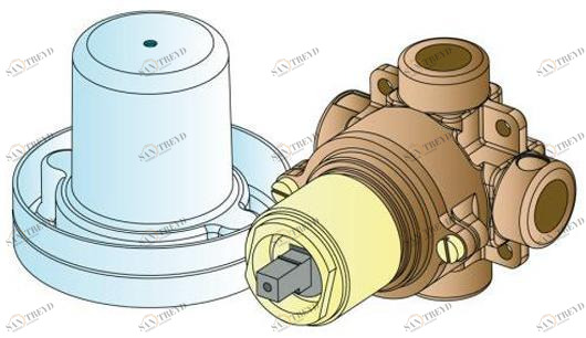 RUBINETTERIE STELLA Скрытый корпус смесителя Casanova sun-id-1414337