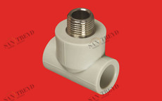 Тройник комбинированный (нар.рез.) 20х1/2 (222520) FV-plast 222520 27343