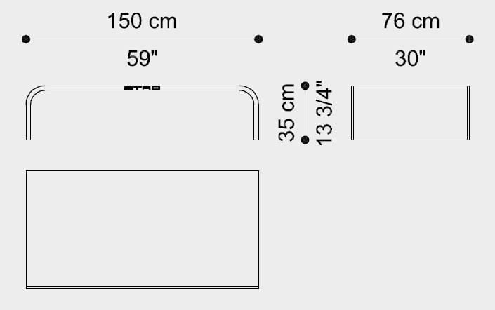 Низкий прямоугольный журнальный столик из фанеры ETRO Home Interiors Танжер ARCH-00081530 - Вид №8
