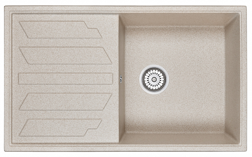 8601, ПИРИТ, кухонная мойка, кварц GRANULA 8601-ST249 - Вид №1