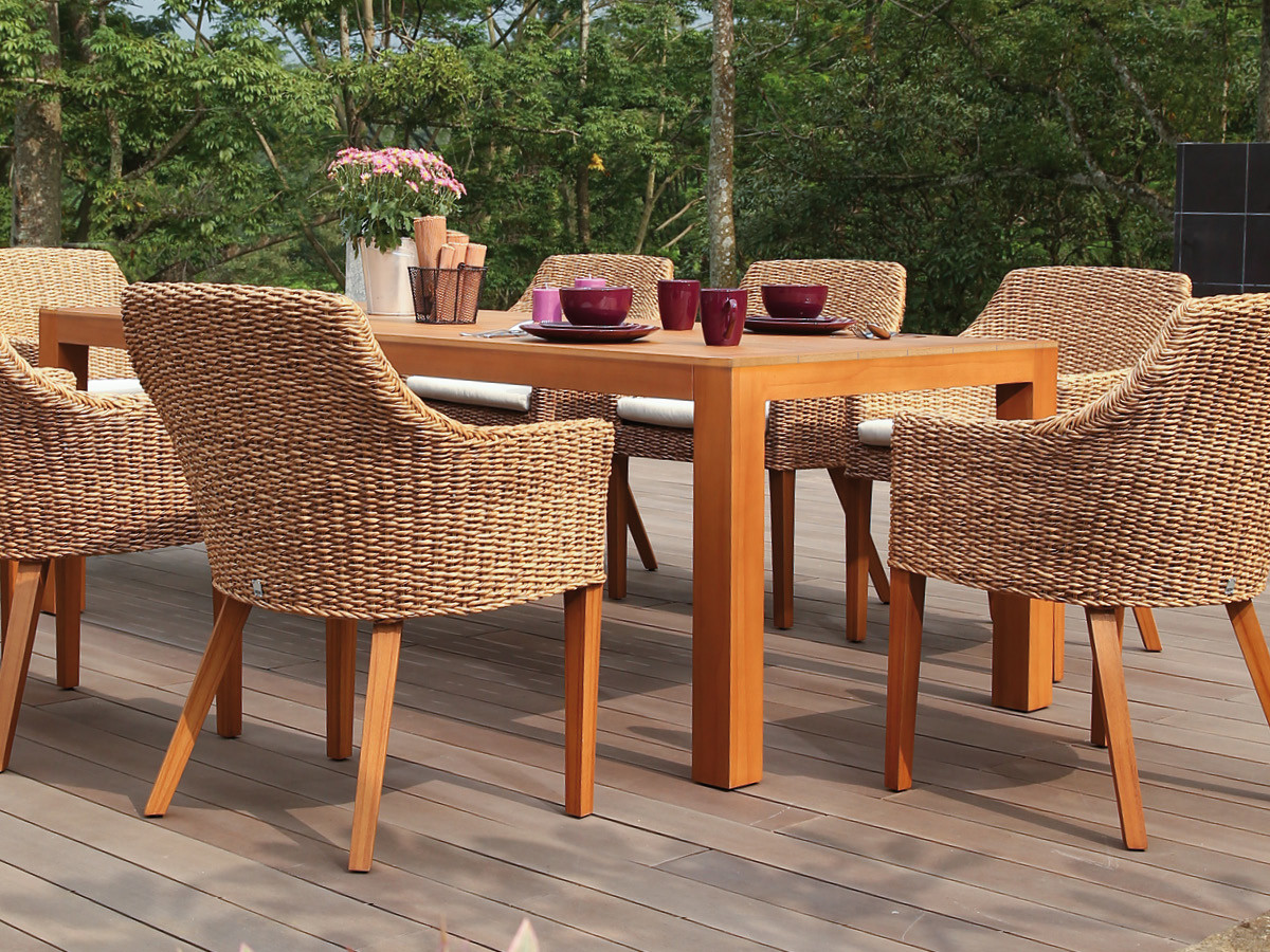 72.00.0701 Стол La Villa Postleg 100 x 100 борнео Mbm  - Вид №1