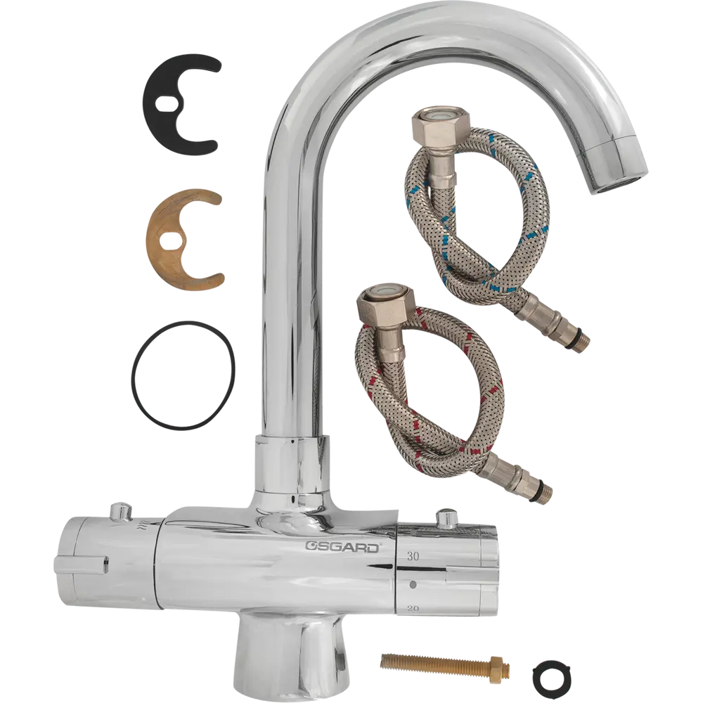 Смеситель для кухни Osgard Lundebrunn термостатический, цвет хром STLM-2005701 - Вид №3