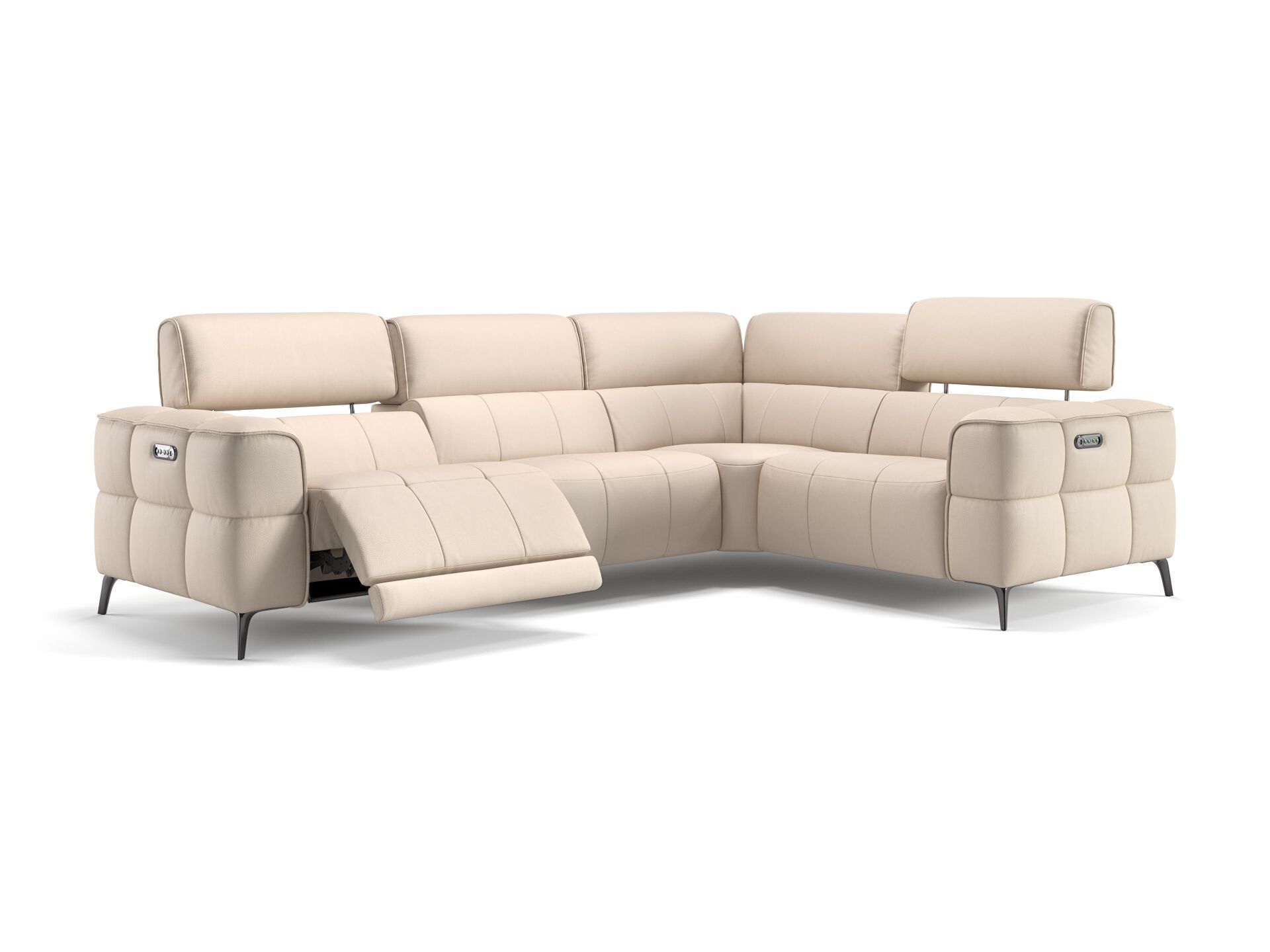 Кожаный угловой диван Sofanella Mezzano ARCH-00131479