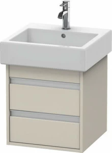 KT663509191 Тумбочка подвесная Ketho #KT6635 450 x 440 мм Серо-коричневый декор