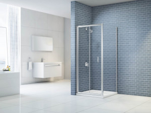 Дверь душевая для установки с боковой панелью KAB90 Merlyn MERLYN IQ Хромированный