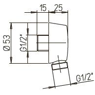 Paini 50PZ503P вывод для воды  - Вид №1