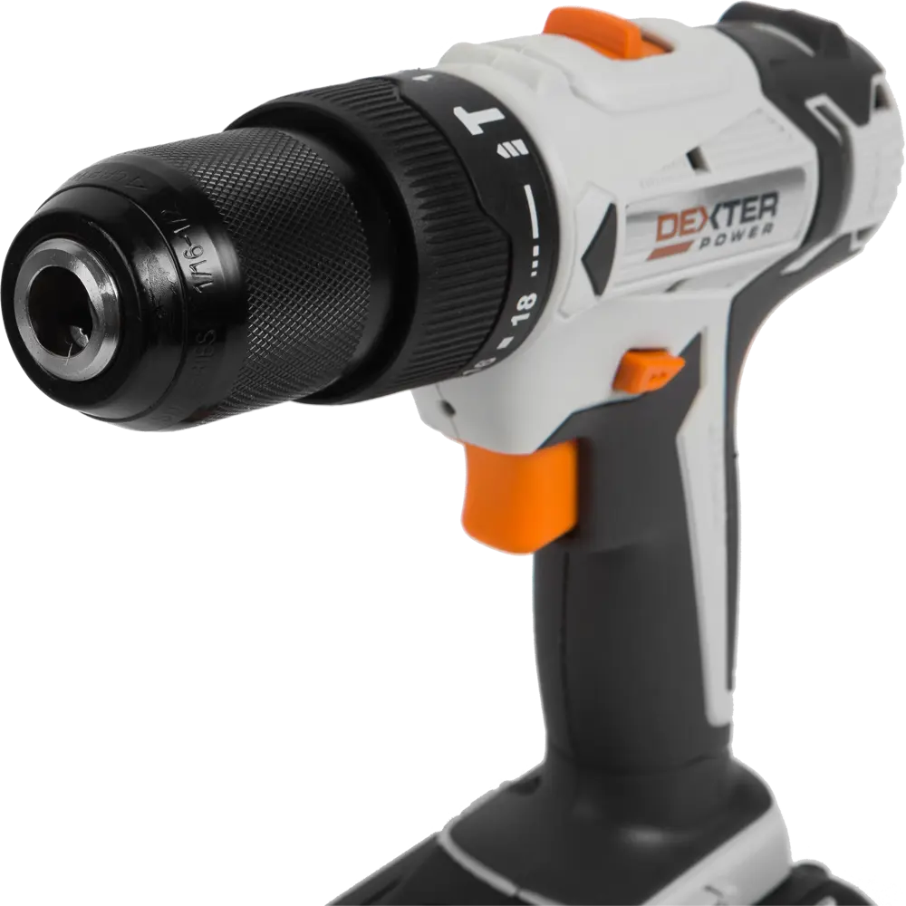 Дрель-шуруповерт ударная аккумуляторная Dexter Power CDI219LD.Q, 18 В Li-Ion 2 Ач STLM-2120600 - Вид №3