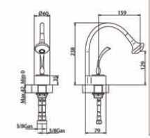 2823200000 Смеситель Bandini Eden Santreyd - Вид №2
