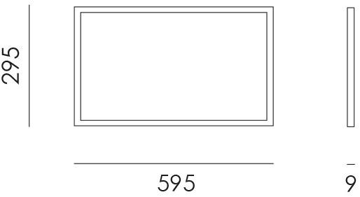 NEXO LUCE Встраиваемый светодиодный светильник для подвесных потолков Inlux recessed 5184 - Вид №1