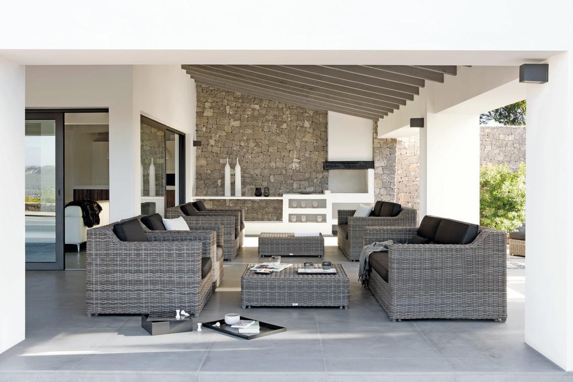 MNST664 1 мест. кресло шнур 8мм старый серый Manutti San Diego - Вид №1