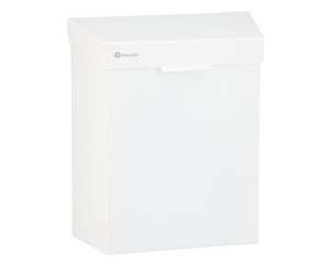 KSB303 Урна для женского туалета STELLA WHITE LINE, вместимость 4,5 л, белый Merida