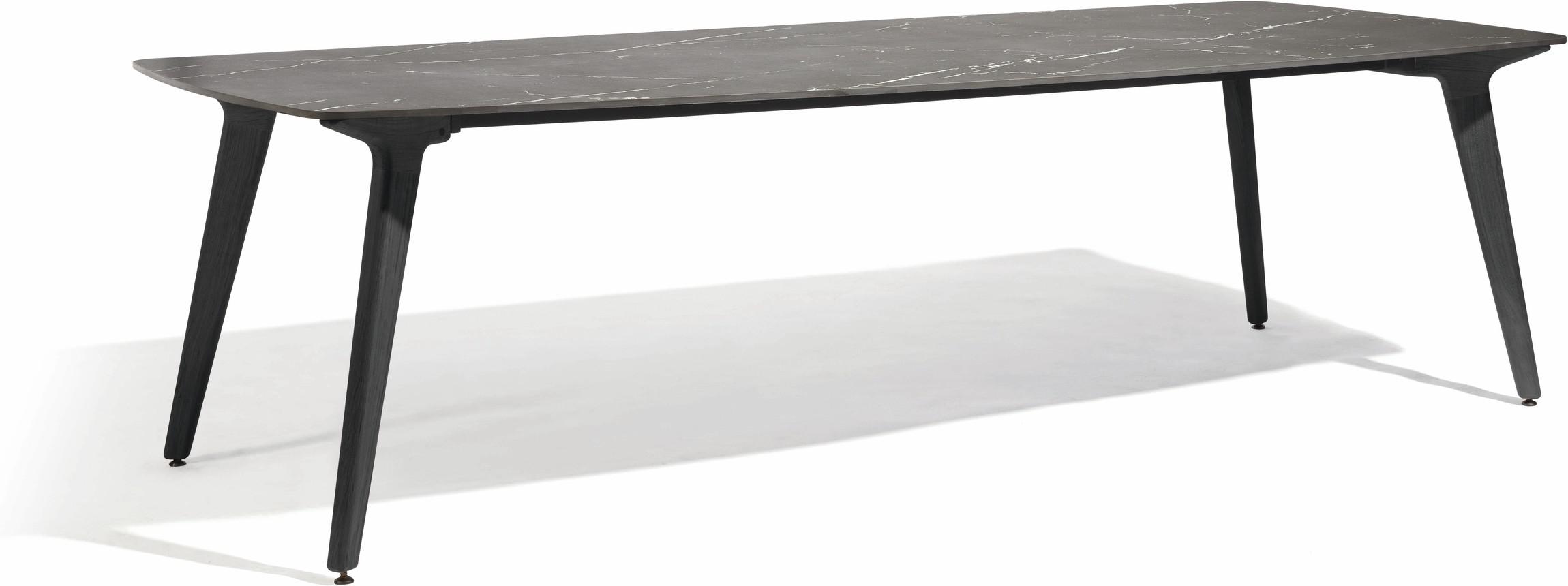 MNST970 Обеденный стол teak nero 264см x 118см Manutti Torsa