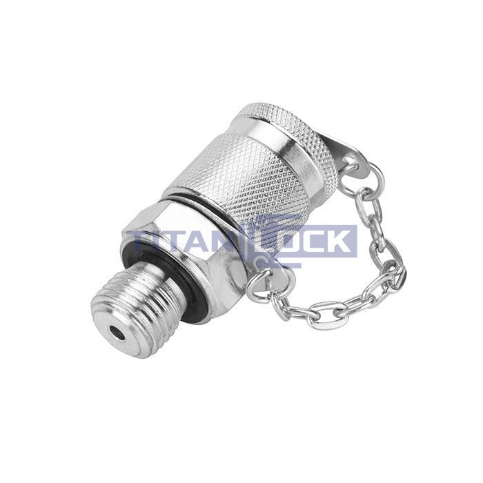 Точка контроля давления, резьба BSP 1/8, TL1/8PСP TITAN LOCK 