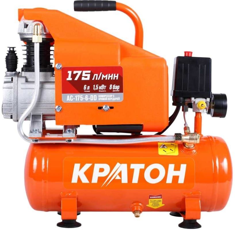 Компрессор поршневой масляный Кратон AC-175-6-DD 9024841 STDN-0076148 - Вид №2