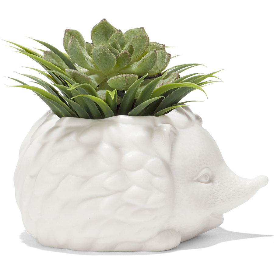 PL09 Кашпо prickles the hedgehog Kikkerland  - Вид №3