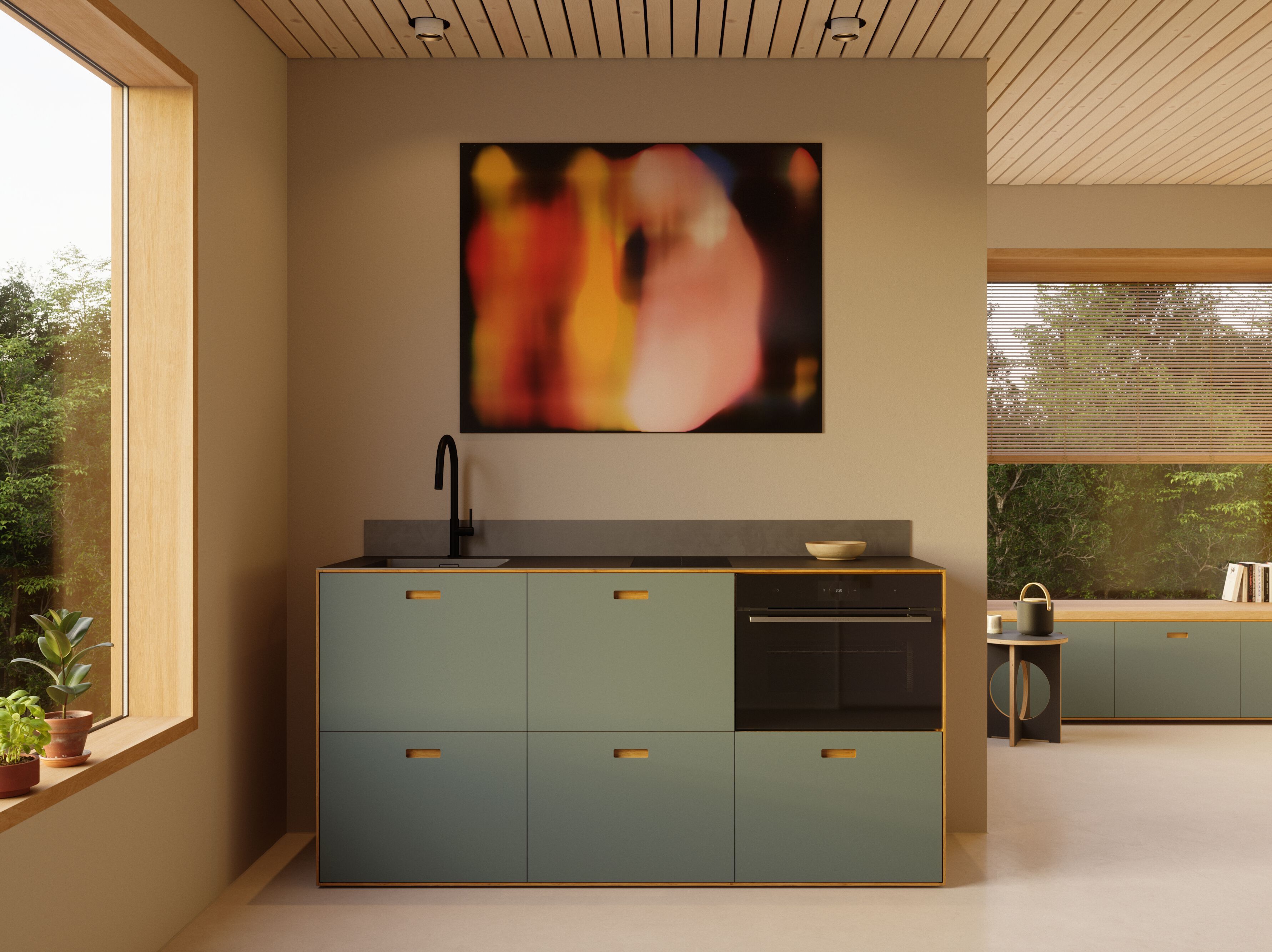 Встроенная кухня Neuvermoebelt TINY KITCHEN "HOME" ARCH-00070111 - Вид №1