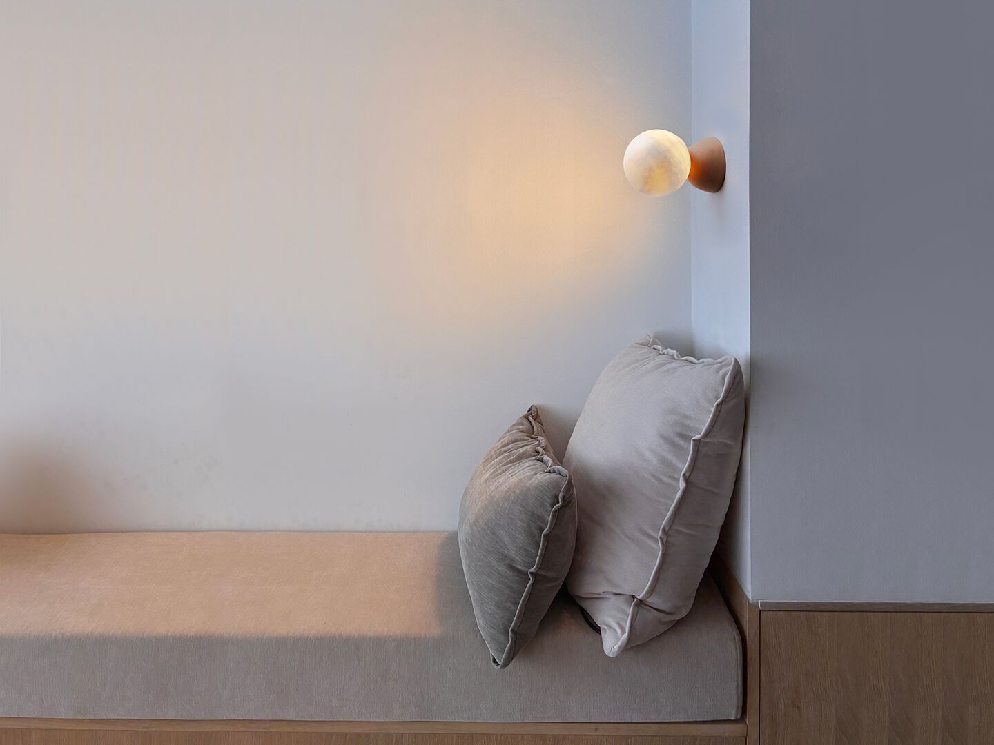 Терракотовый светодиодный настенный светильник luxcambra Абисал ARCH-00077039 - Вид №1