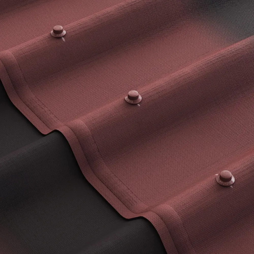 Кровельный лист ONDULINE красный - современная альтернатива шиферу 84317605 STLM-0048427