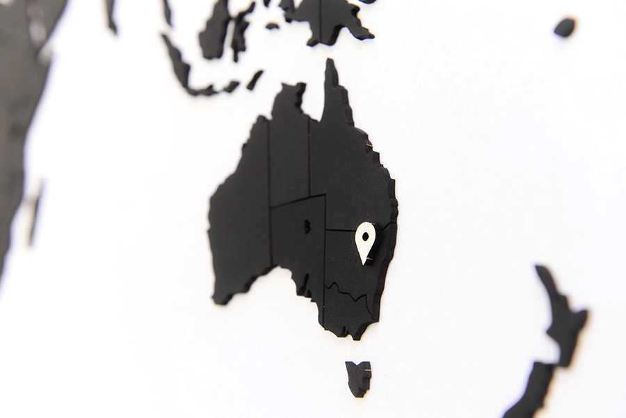 1601-12 new Пазл «карта мира» черная 100х60 см new Mimi  - Вид №6