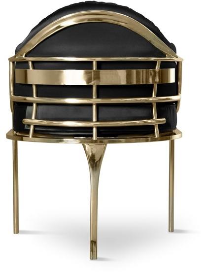 KOKET Стул из атласа с подлокотниками sun-id-1423827 - Вид №2