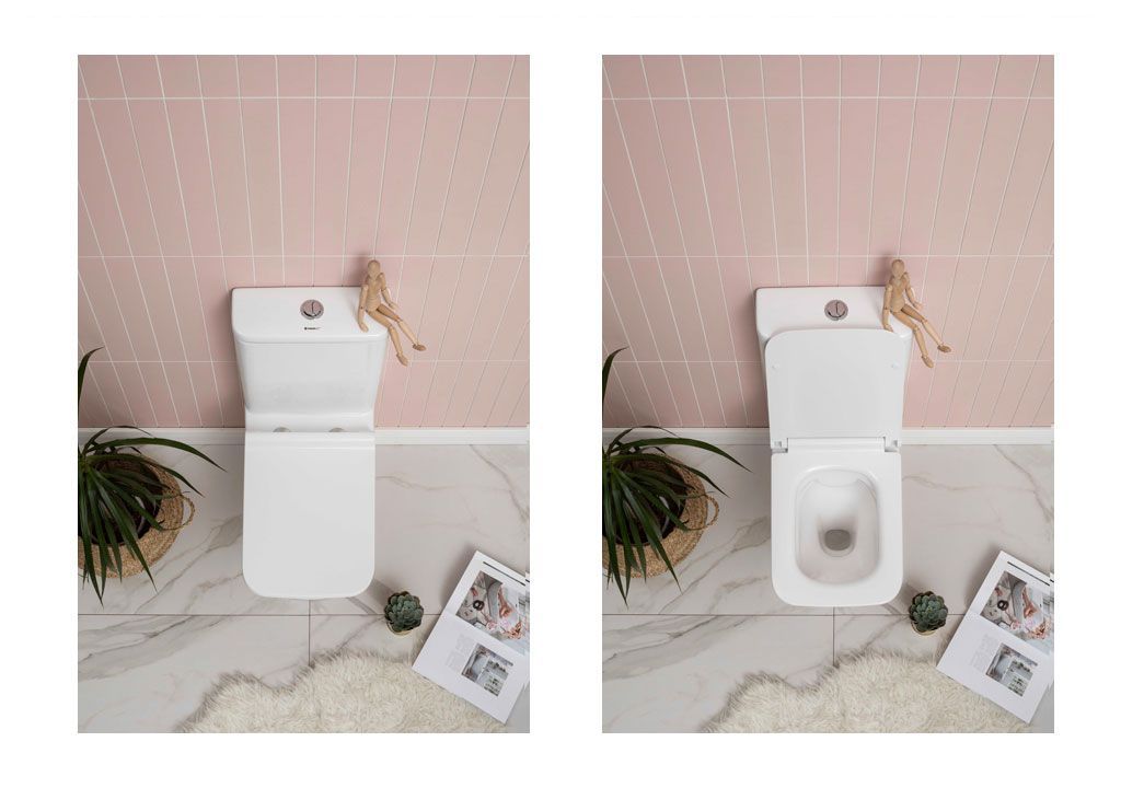 CL12248B Компакт унитаз с бачком Белый Aquanet  Китай  - Вид №7