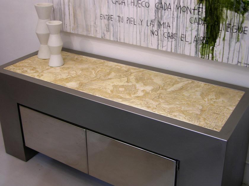 ICI ET LÀ Буфет из нержавеющей стали с распашными дверцами Paisajes de la memoria sun-id-1505716 - Вид №4