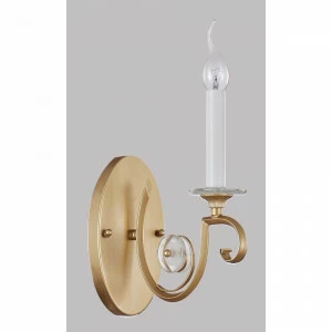 Бра металлическое золотое Maribel MARIBEL AP1 CRYSTAL LUX СВЕЧА 00-3930389 Золото