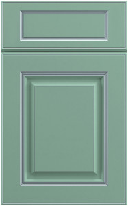 Фасады для кухни Патина Фрезеровка «Этьен+» 803 Бирюзовая пастель