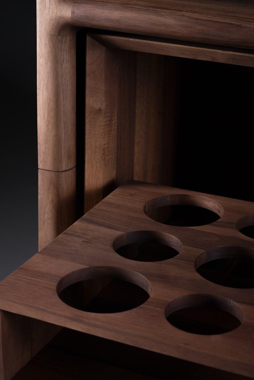 Artisan Модульный книжный шкаф из массива дерева с ящиками  Shagxxyy  - Вид №2