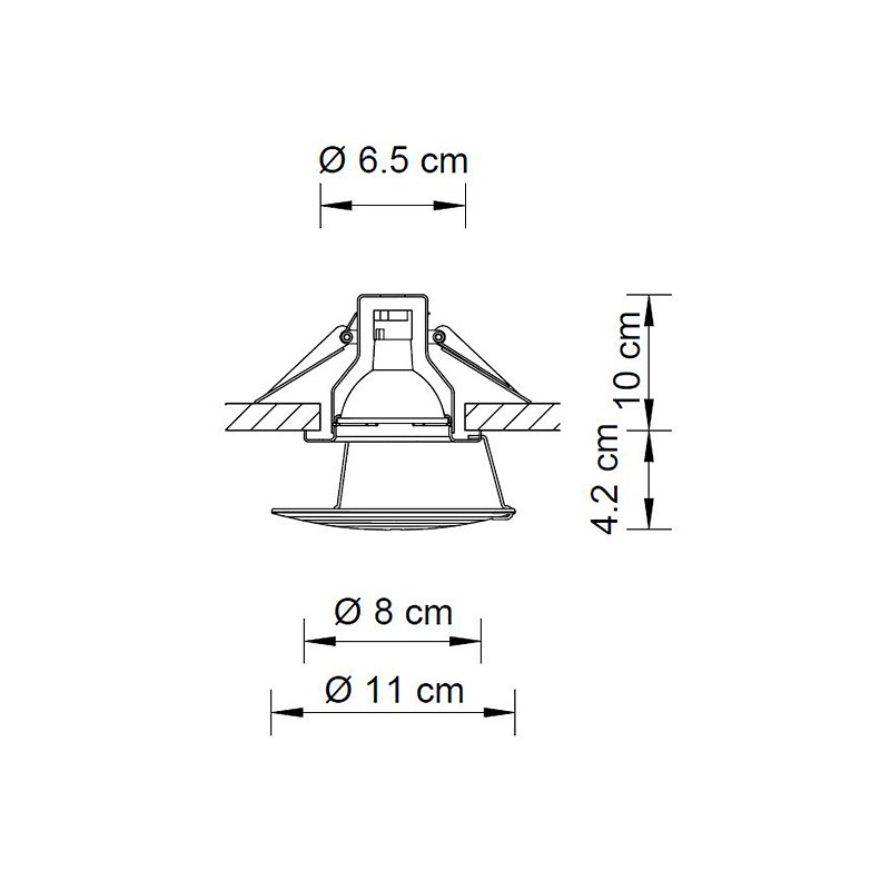 Swarovski A.8992 NR 030 016 Ice Breeze встраиваемый потолочный 55567 - Вид №2