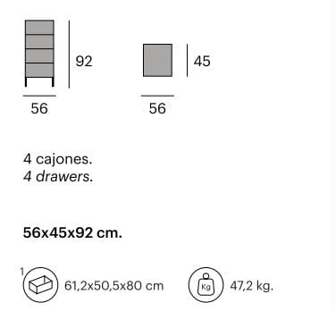 Комод из тикового дерева Pilma Fusion ARCH-00134022 - Вид №2