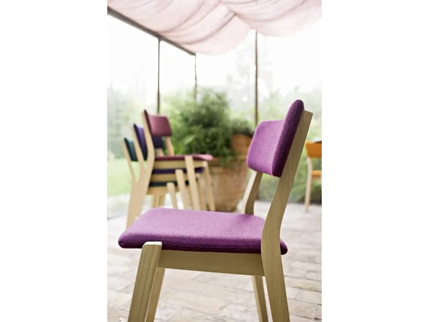 Деревянный мягкий штабелируемый стул Very Wood рамка ARCH-00091472 - Вид №11