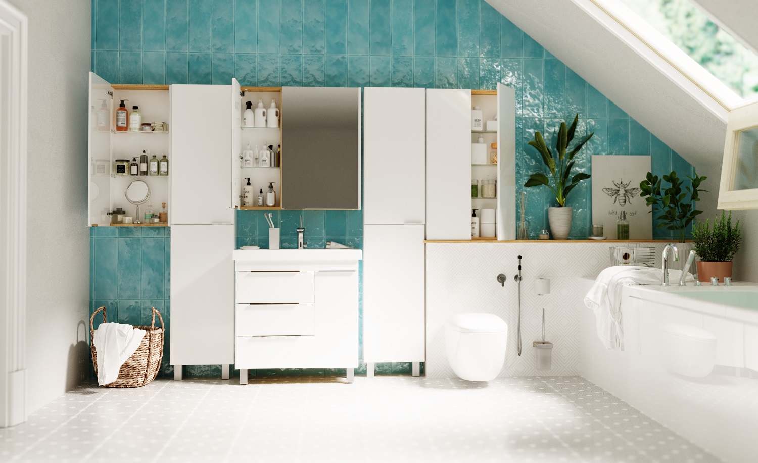 У92516 Тумба Gaula 80Н 3я 1д White 1 Marka Gaula  - Вид №5