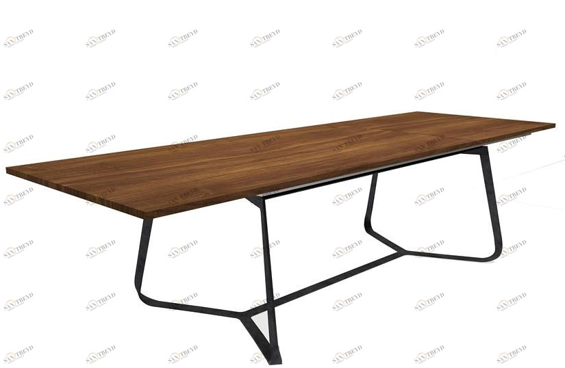 Barel Раздвижной прямоугольный стол из массива дерева sun-id-1410838