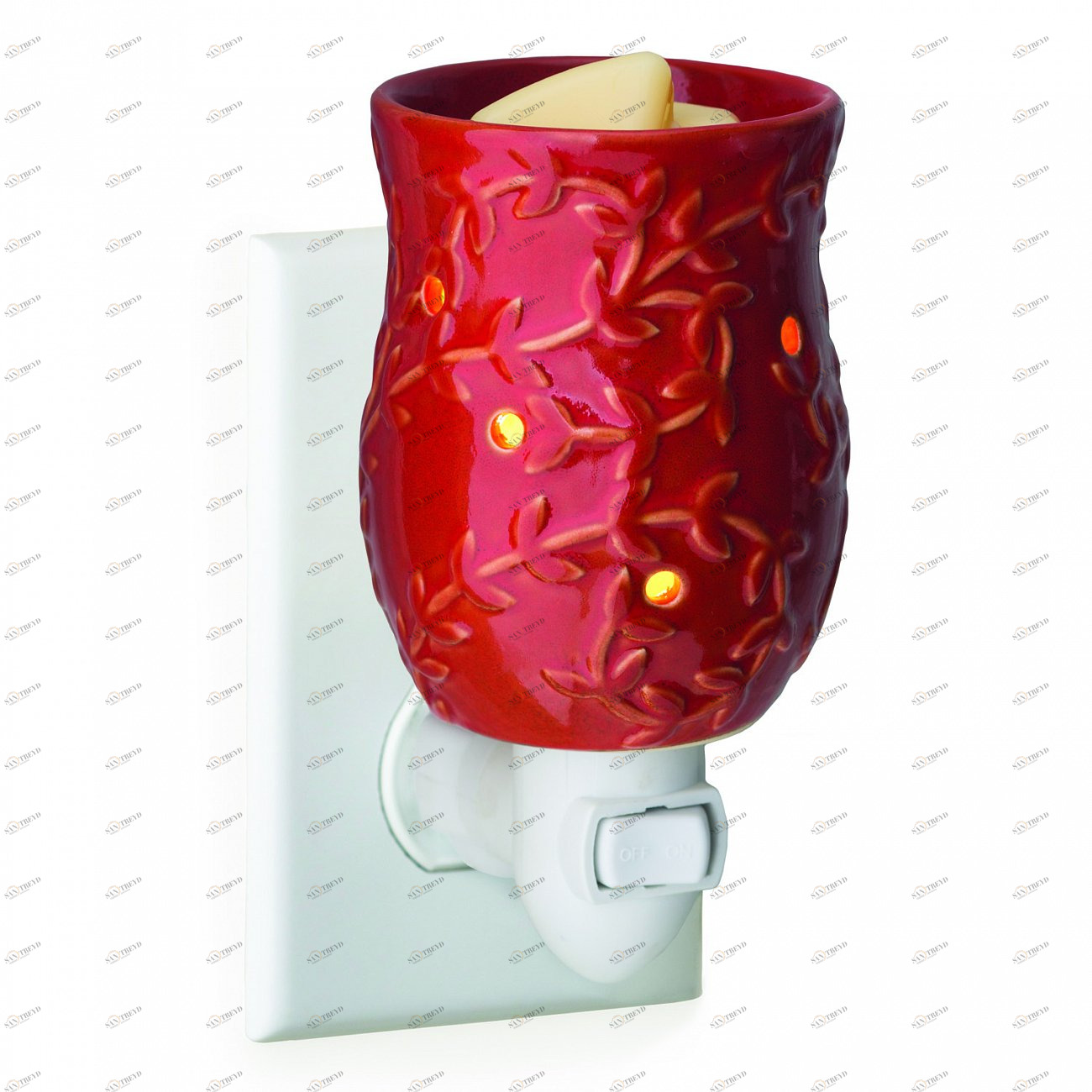 Аромасветильник розеточный "Виноградная лоза" красный CANDLE WARMERS  268160 Красный 