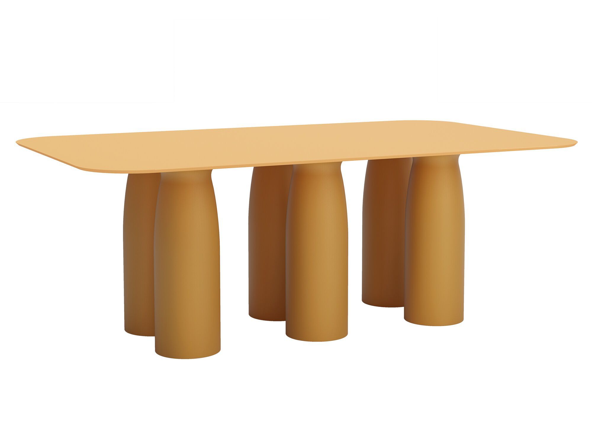 Прямоугольный обеденный стол из полиэтилена с верхней частью HPL Qeeboo Toto, Totino, Tata ARCH-00128628 - Вид №5