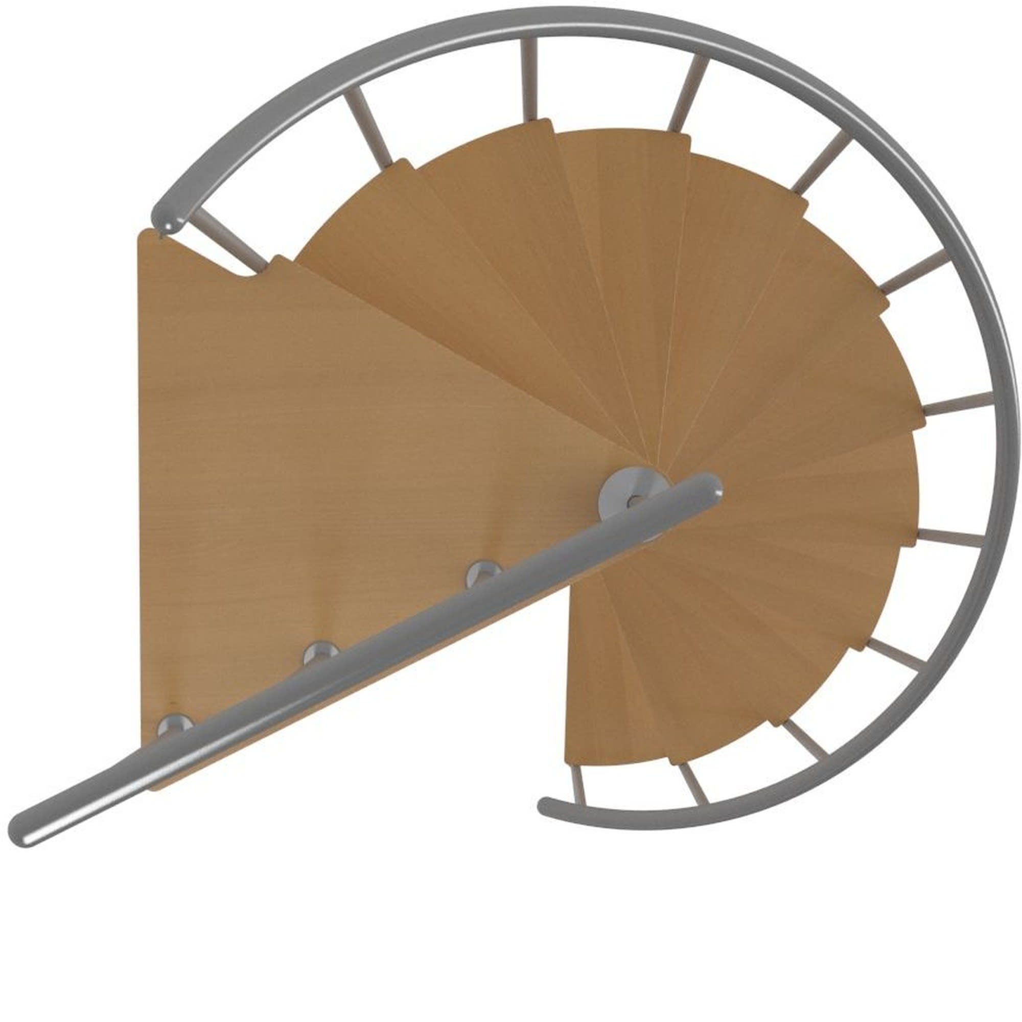 Винтовая лестница DOLLE Калгари - компактное решение для любого интерьера 18519548 STLM-0011077 - Вид №2