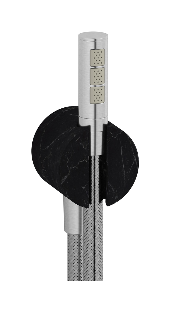 Дуплекс Marmo, черный мрамор WE ARE IB sh022np Brushed Nickel Shower