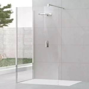 Novellini. Душевой уголок 90x90 см H8 с хромированным профилем KUADRA
