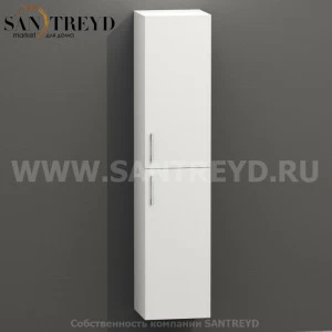 MDC065 Высокий шкаф с двумя створками 160 см белый Globo 4ALL Италия