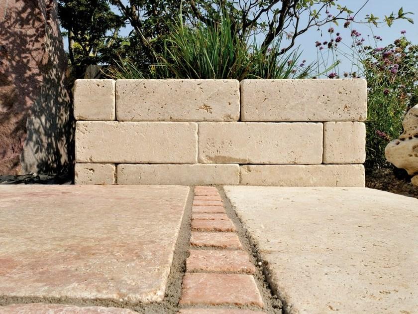 GRANULATI ZANDOBBIO Блок травертин для низких стен Natural stone paving sun-id-1511685 - Вид №1