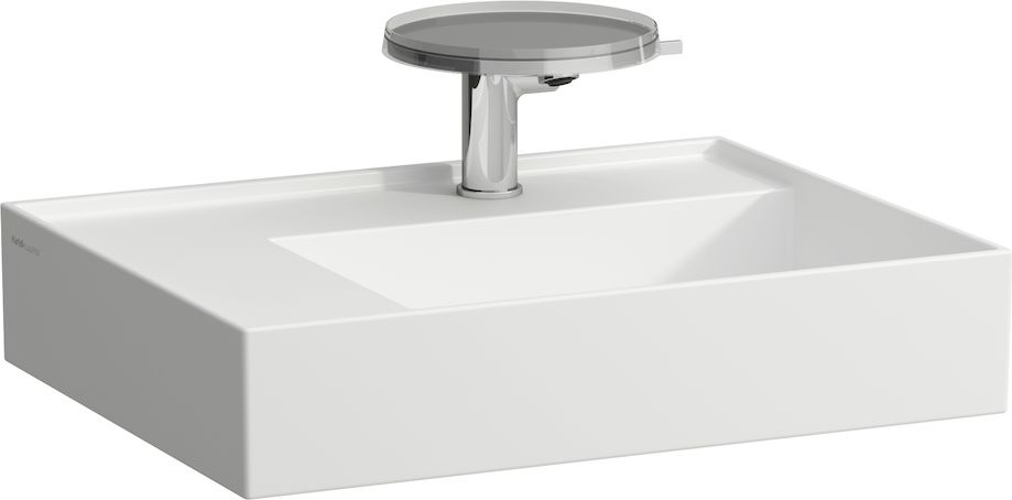 H8103350201121 Раковина с полочкой слева, со специальным скрытым сливом LAUFEN PRO - Вид №17