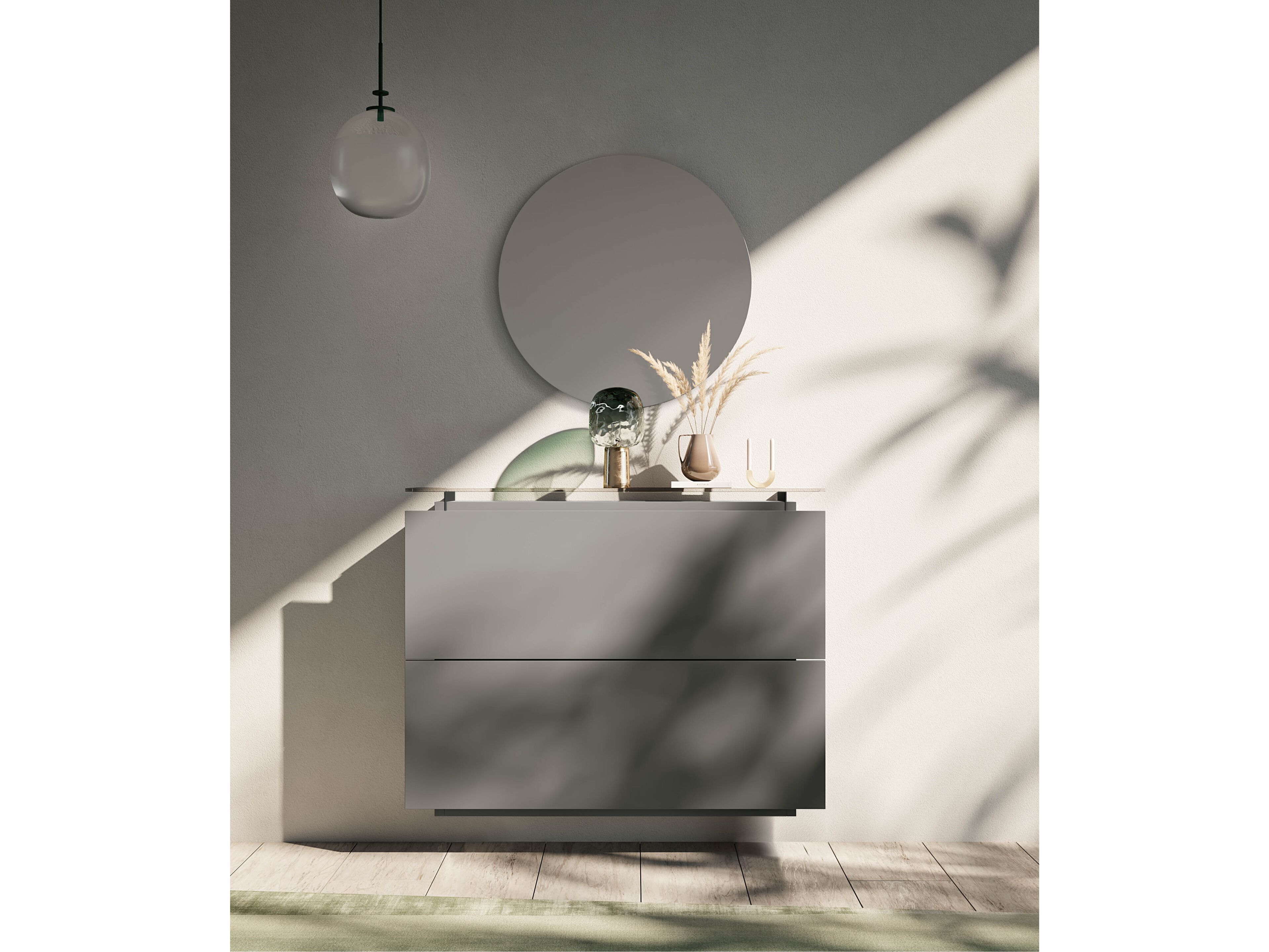 Деревянный шкаф для обуви Birex HOSOI COMP.2 ARCH-00007669