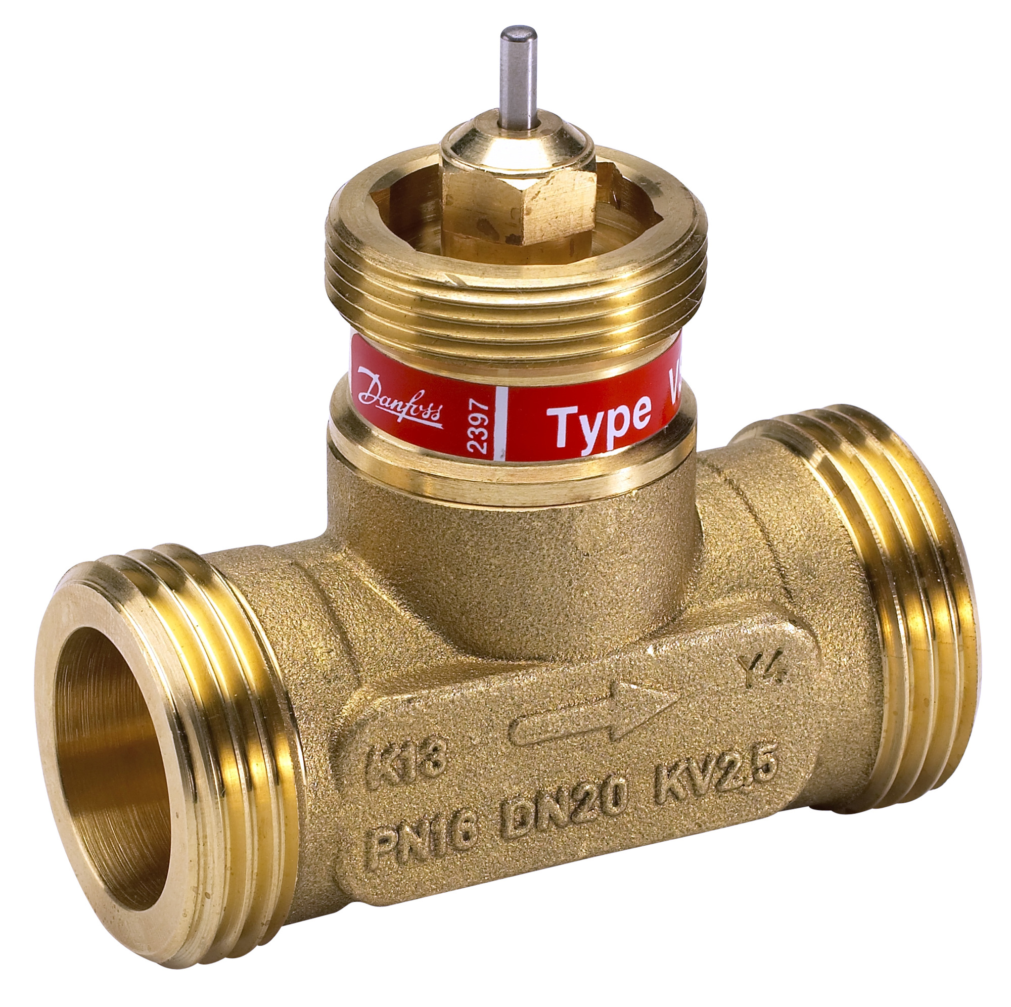Danfoss Клапан регулирующий проходной VS 2 Комплект фитингов Ду20 с нар.резьб. 003H6903  - Вид №11