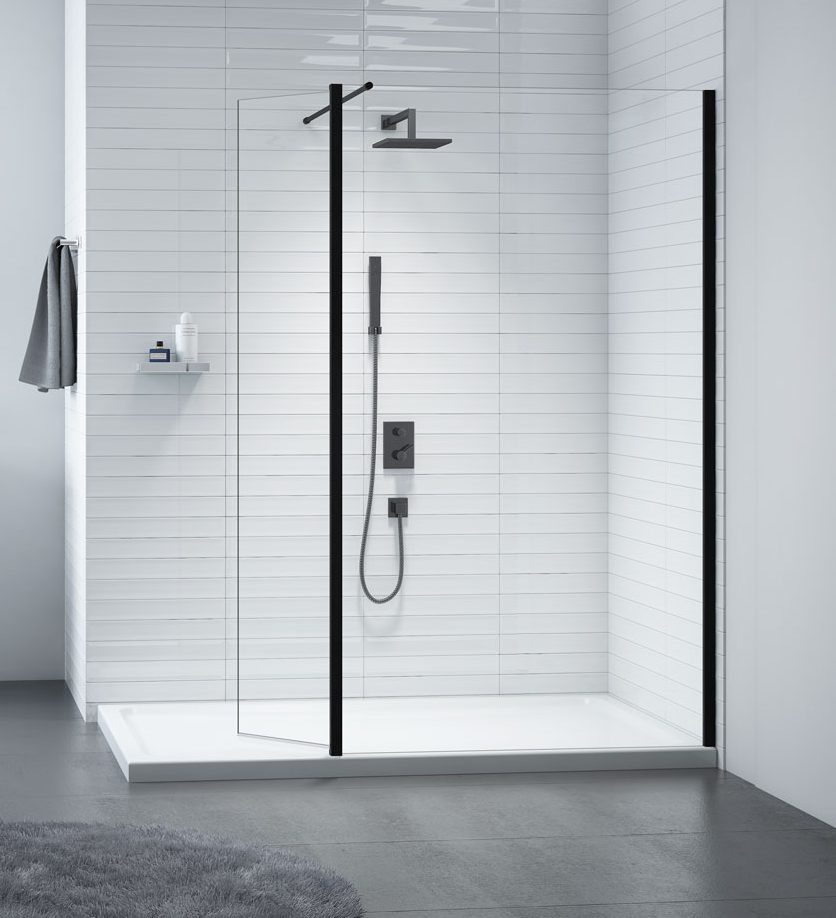 Душевая перегородка A04S0003BN Merlyn Black Черный - Вид №3