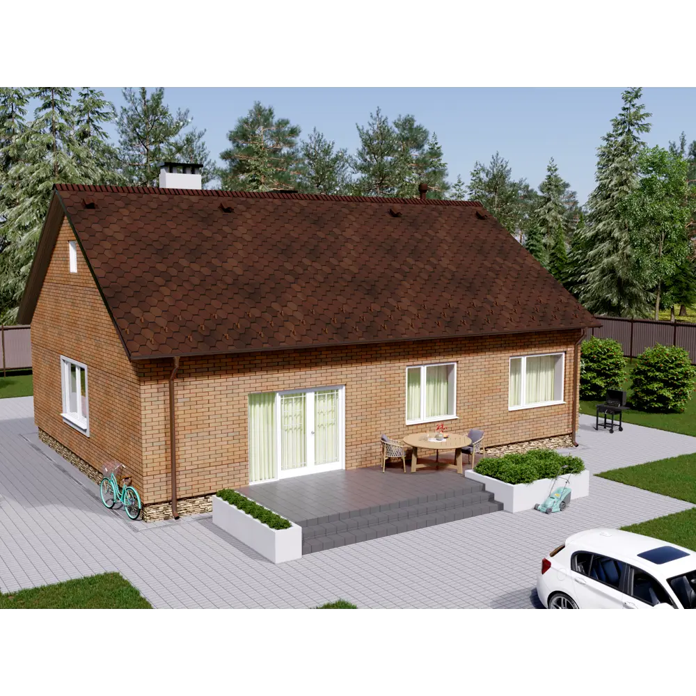 Гибкая черепица Технониколь Прима красный 3 м² STLM-2014738 - Вид №5