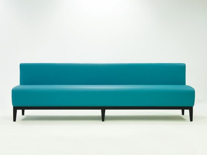 CREARTE COLLECTIONS Кожаная скамейка со спинкой  87  - Вид №1