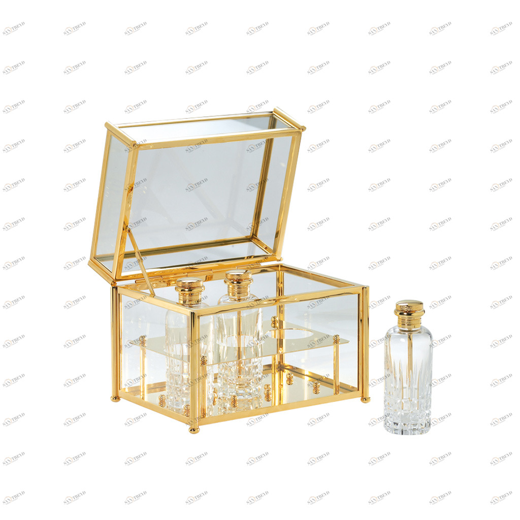 FS12-6160 FS12-6160 Коробка для духов ПАРФЮМЕРНЫЕ ЯЩИКИ Cristal & Bronze PERFUME BOXES 